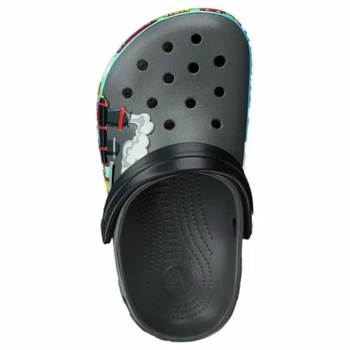 Fun Lab Train Band Clog Kids Slate Grey