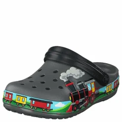 Fun Lab Train Band Clog Kids Slate Grey