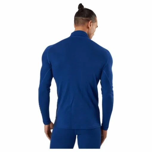 Geo Merino Wool Halfzip Lapis