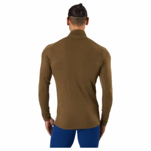 Geo Merino Wool Halfzip Moss