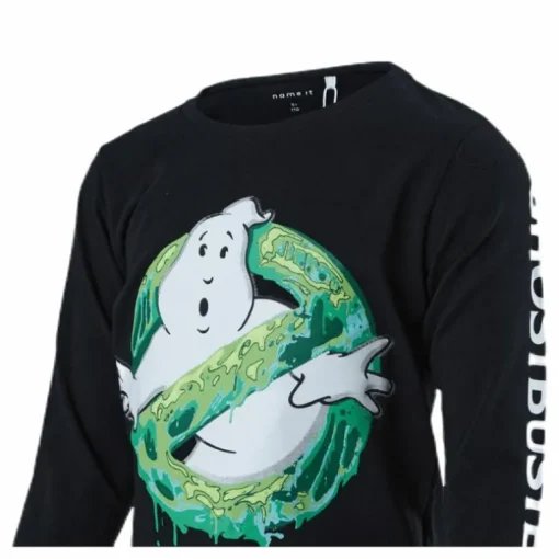 Ghostbusters Villi Ls Top Black