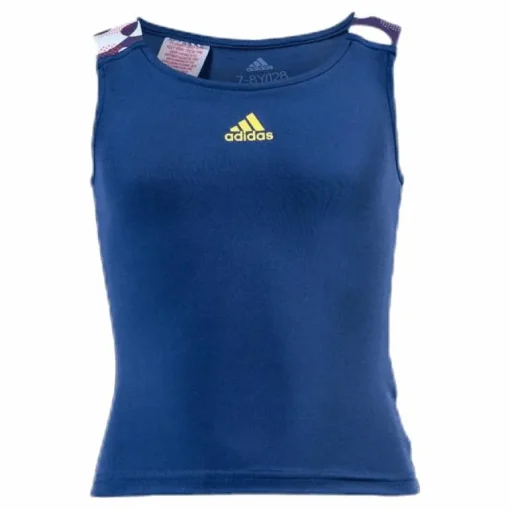 Girl Keyhole Tank Blue