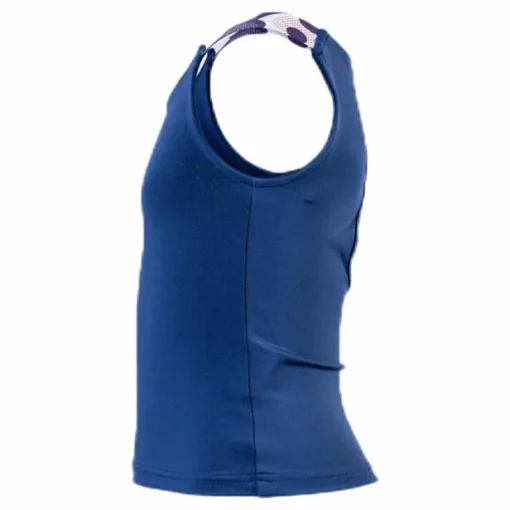 Girl Keyhole Tank Blue