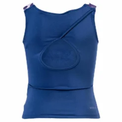 Girl Keyhole Tank Blue