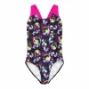 Girls Allover Splashback Black/pink