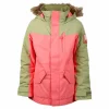 Girls Aubrey Parka Jacket Orange