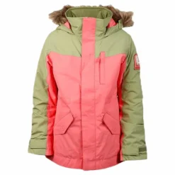 Girls Aubrey Parka Jacket Orange