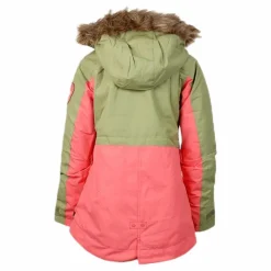 Girls Aubrey Parka Jacket Orange