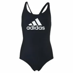 Girls Badge Of Sports Swimsuit Black / White
