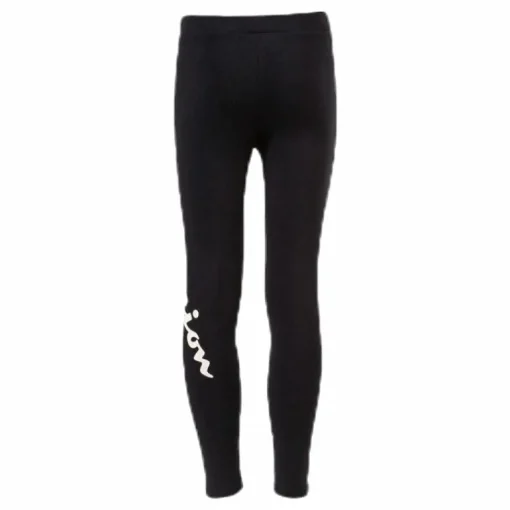 Girls Big Logo Leggings Black