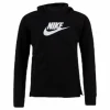 Girls Big Logo Pullover Black