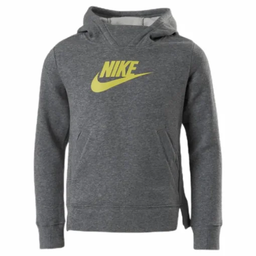 Girls Big Logo Pullover Grey/Yellow