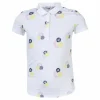 Girls Blossom Polo White