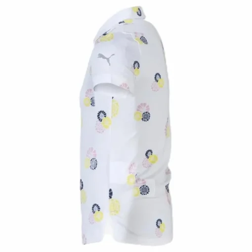 Girls Blossom Polo White