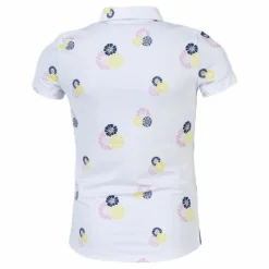 Girls Blossom Polo White