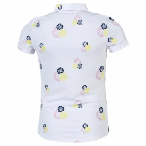 Girls Blossom Polo White