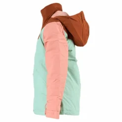 Girls Elodie Jacket Blue/Pink/Brown