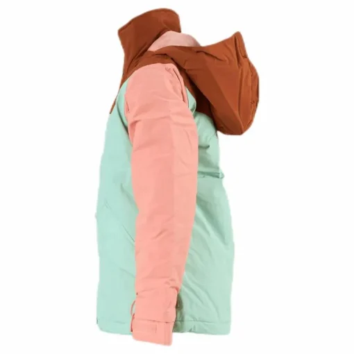 Girls Elodie Jacket Blue/Pink/Brown