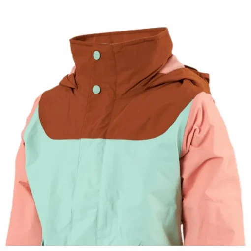 Girls Elodie Jacket Blue/Pink/Brown