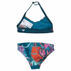 Girls Flower Bikini Active Teal / Wild Teal