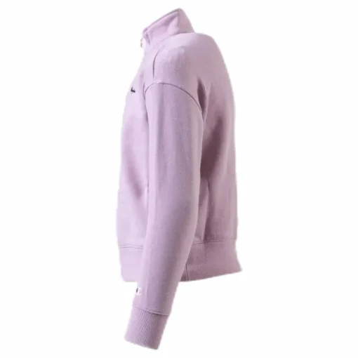 Girls Half Zip Sweatshirt Pink