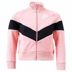 Girls Heritage Front Zip Pink