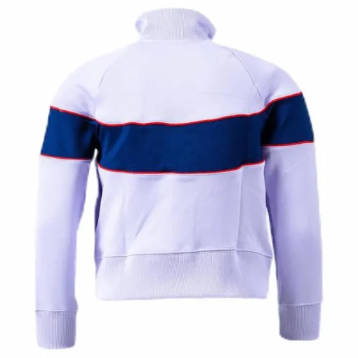 Girls Heritage Front Zip Purple