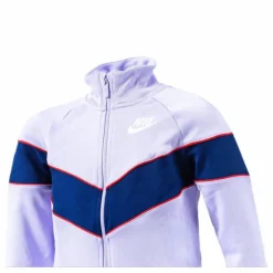 Girls Heritage Front Zip Purple
