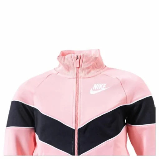 Girls Heritage Front Zip Pink