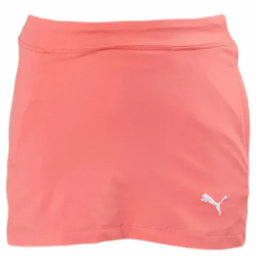 Girls Solid Knit Skirt Pink