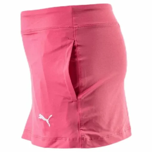 Girls Solid Knit Skirt Pink
