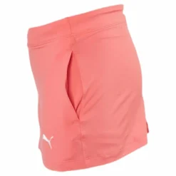 Girls Solid Knit Skirt Pink