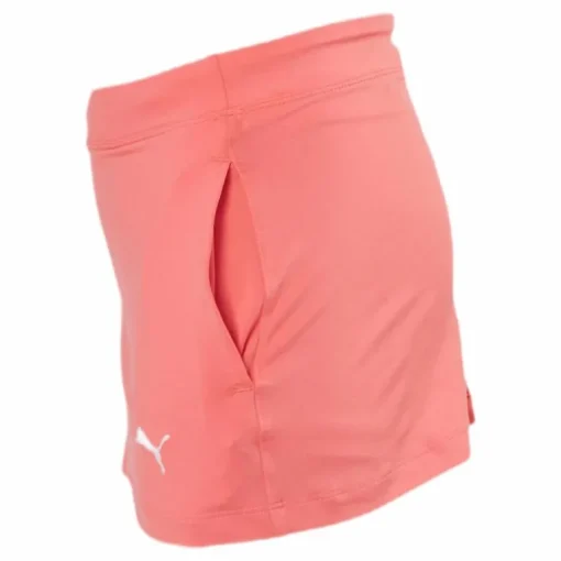 Girls Solid Knit Skirt Pink