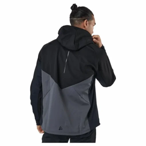 Glide Hood Jkt M Black-granite