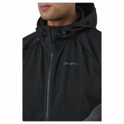 Glide Hood Jkt M Black-granite