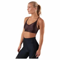 Gloss Bra Top Brown