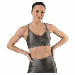Gloss Bra Top Green
