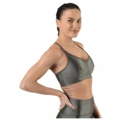 Gloss Bra Top Green