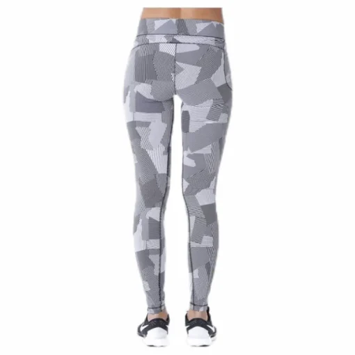 Graphic line tights White