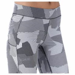 Graphic line tights White
