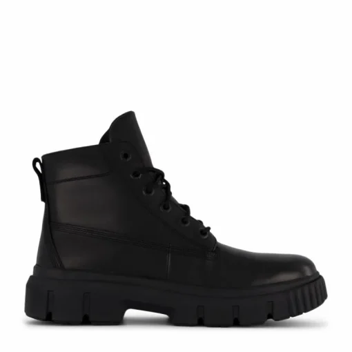 Greyfield Leather Boot Black
