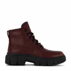 Greyfield Leather Boot Dark Port