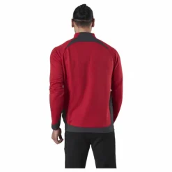 Half Zip Red