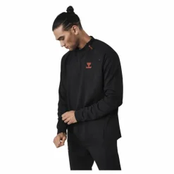 Half Zip Sweat Black
