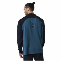 Half Zip Sweat Blue/Grey