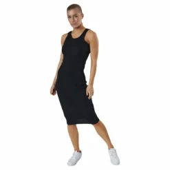 Hazel Rib Tank Dress Black