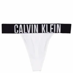 High Leg Thong White