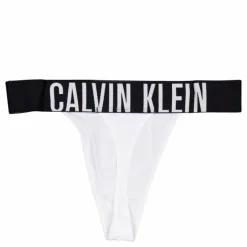 High Leg Thong White