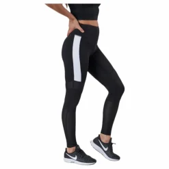 High Waist Block Tight Black
