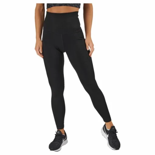 High Waist Tights - Side Pocke Black